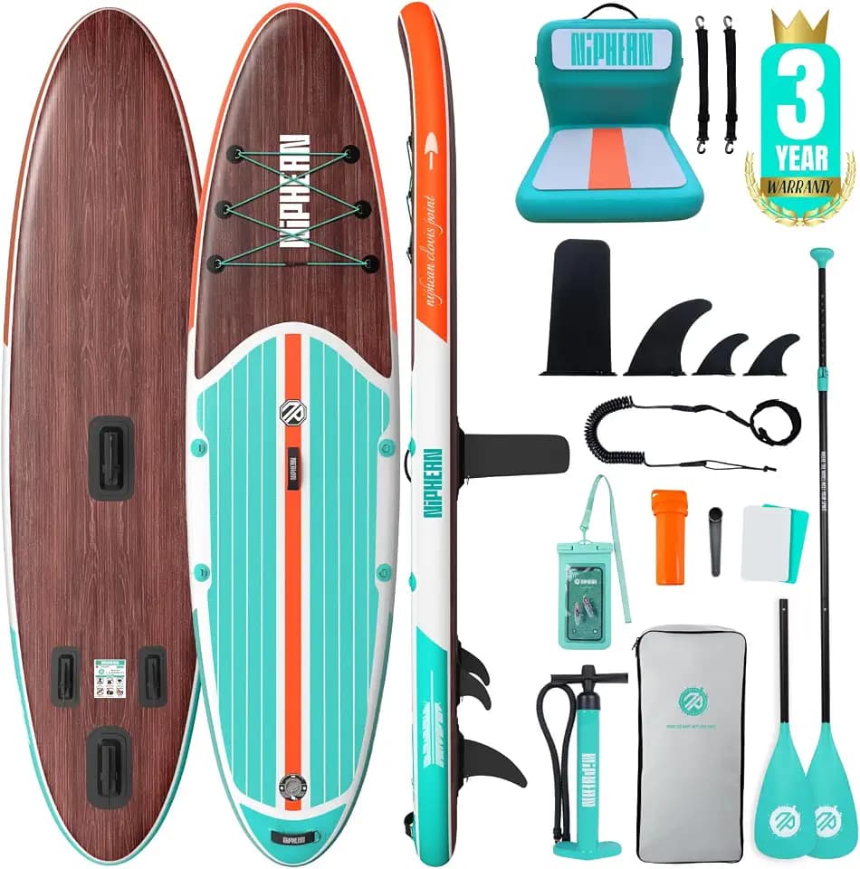 Niphean Stand up Paddling Board mit Sitz und Sup Board Zubehör