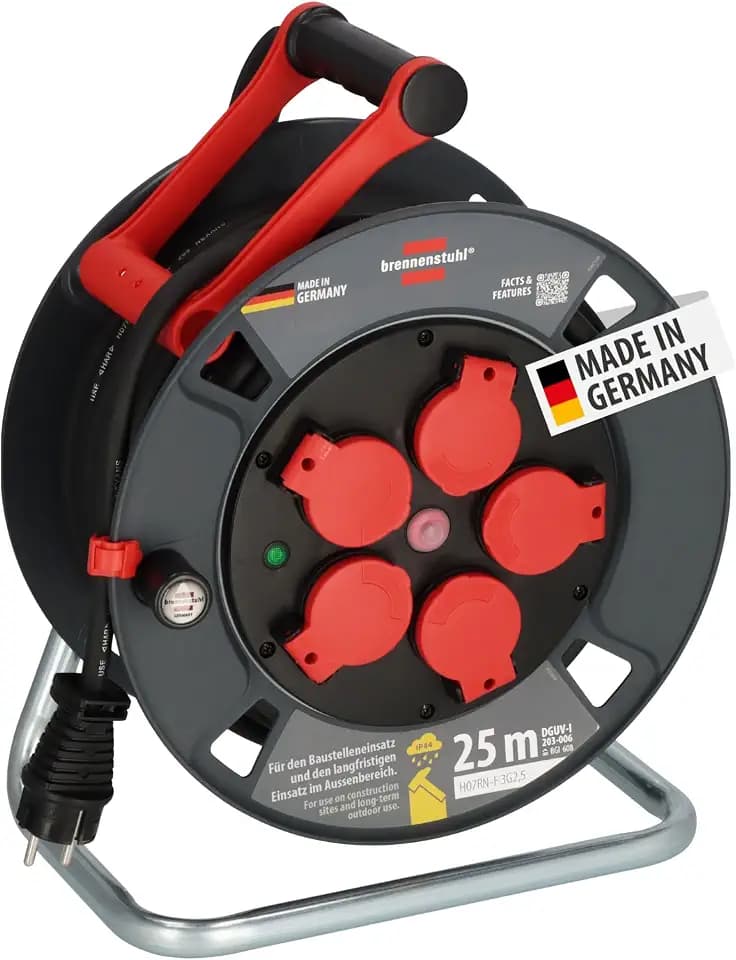 Brennenstuhl Professional Kabeltrommel 300 KU 2200, 25m