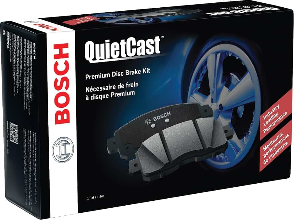 BOSCH BC2089 QuietCast Premium Ceramic Disc Brake Pad Set - Front