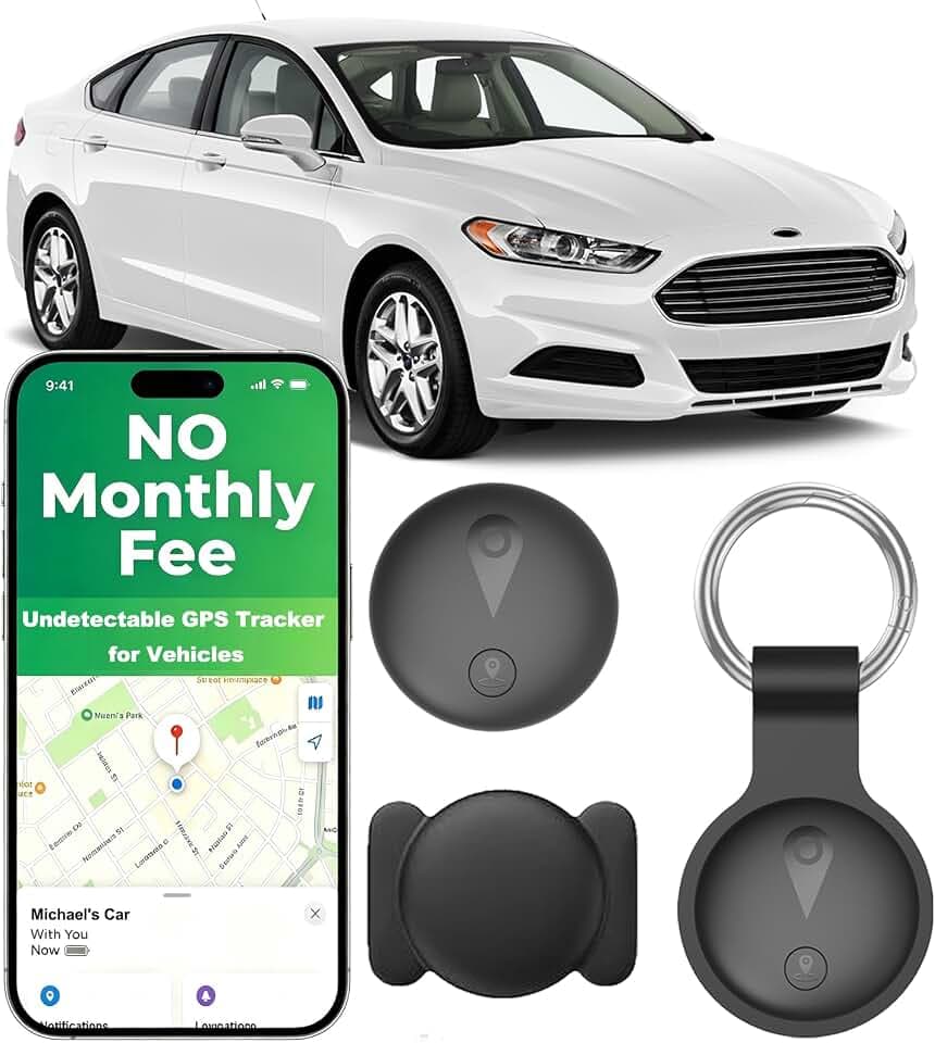 Undetectable GPS Tracker for Vehicles, Real-Time Tracking Device Locator