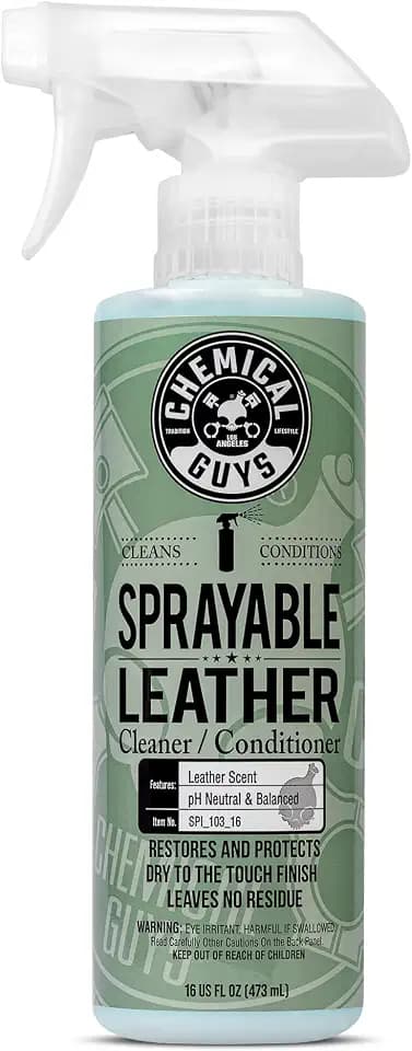 Chemical Guys, Sprayable Leather Cleaner & Conditioner in One Spray, 16 oz