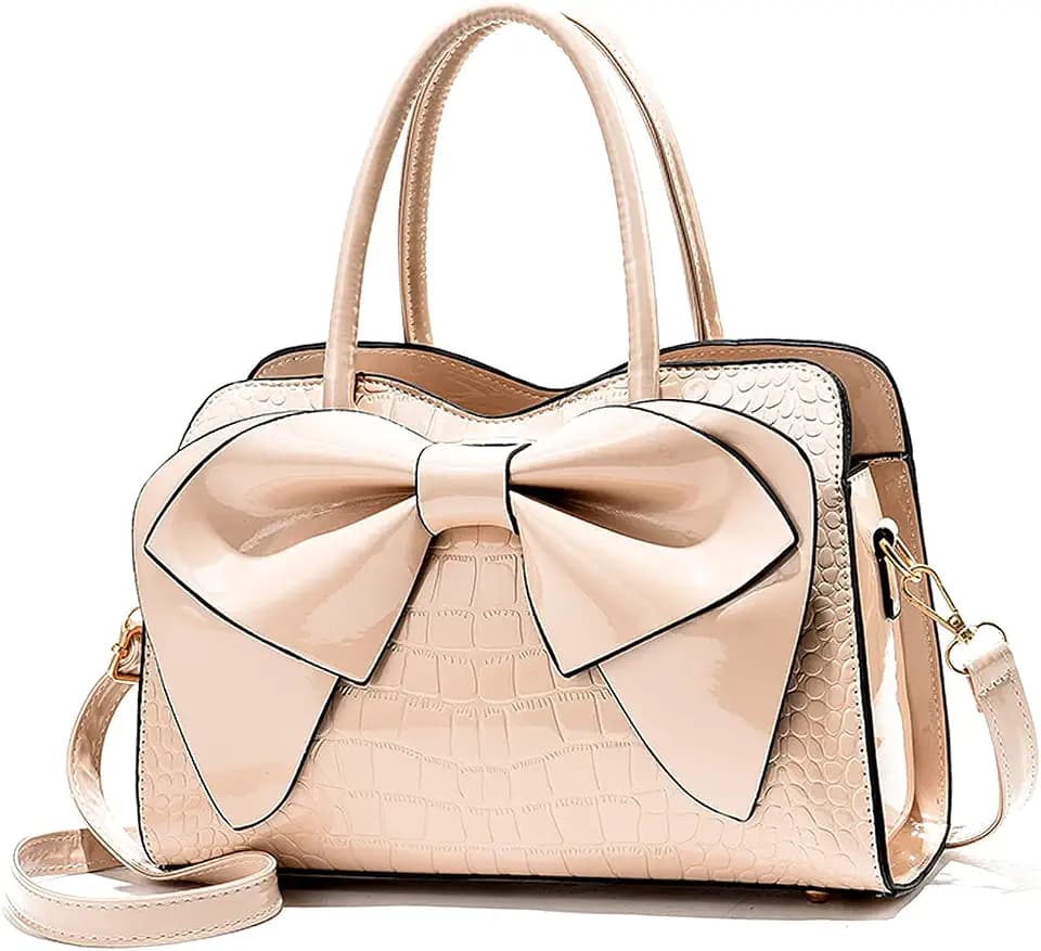 NICOLE & DORIS Handtaschen Damen Kleine Henkeltasche Frau Mode Tasche Designer Umhängetasche Mädchen Schultertasche Lackleder Handtasche Abendtasche
