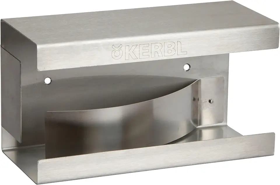 Kerbl 15339 Wandhalter für Einmalhandschuhe, aus Edelstahl