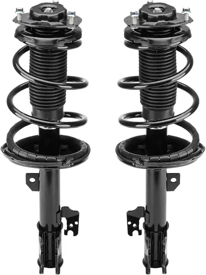 Front Strut Shock Assembly w/Coil Spring for Toyota Highlander 3.3L V6 AWD 2004-2007, Replace 272211 272212, Left & Right, 2PCS