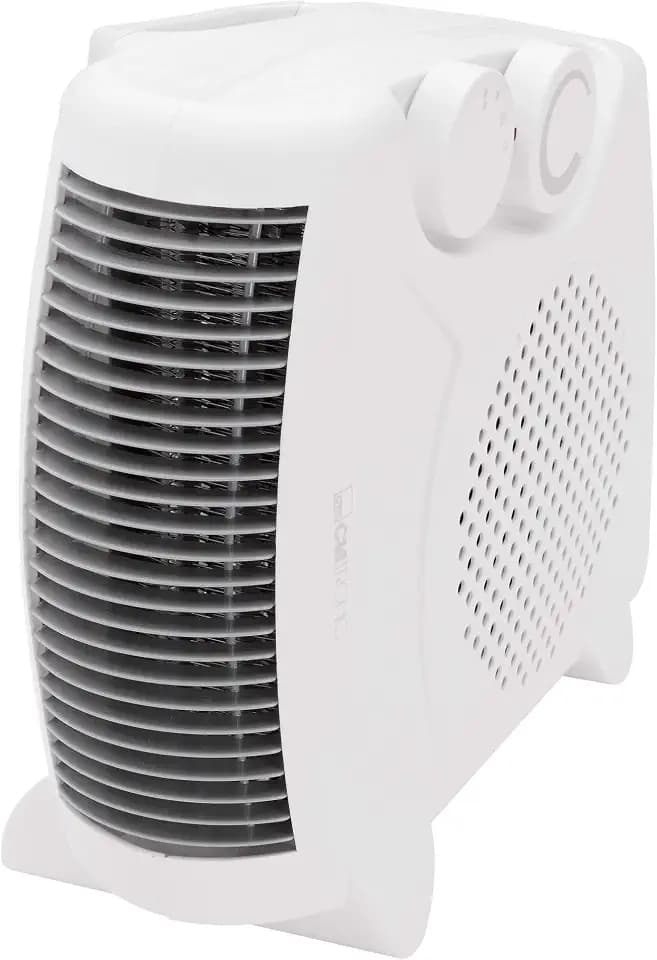 Clatronic® mobiler & kompakter Heizlüfter | 2000W & 1000W | mit Ventilatorfunktion und Überhitzungsschutz | 2 Aufstellmöglichkeiten | HL 3838
