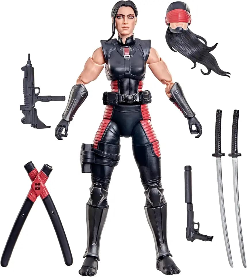G.I. Joe Classified Series #197, Snake Eyes (Dawn Moreno), Collectible 6 Inch Action Figure Set with 7 Accessories