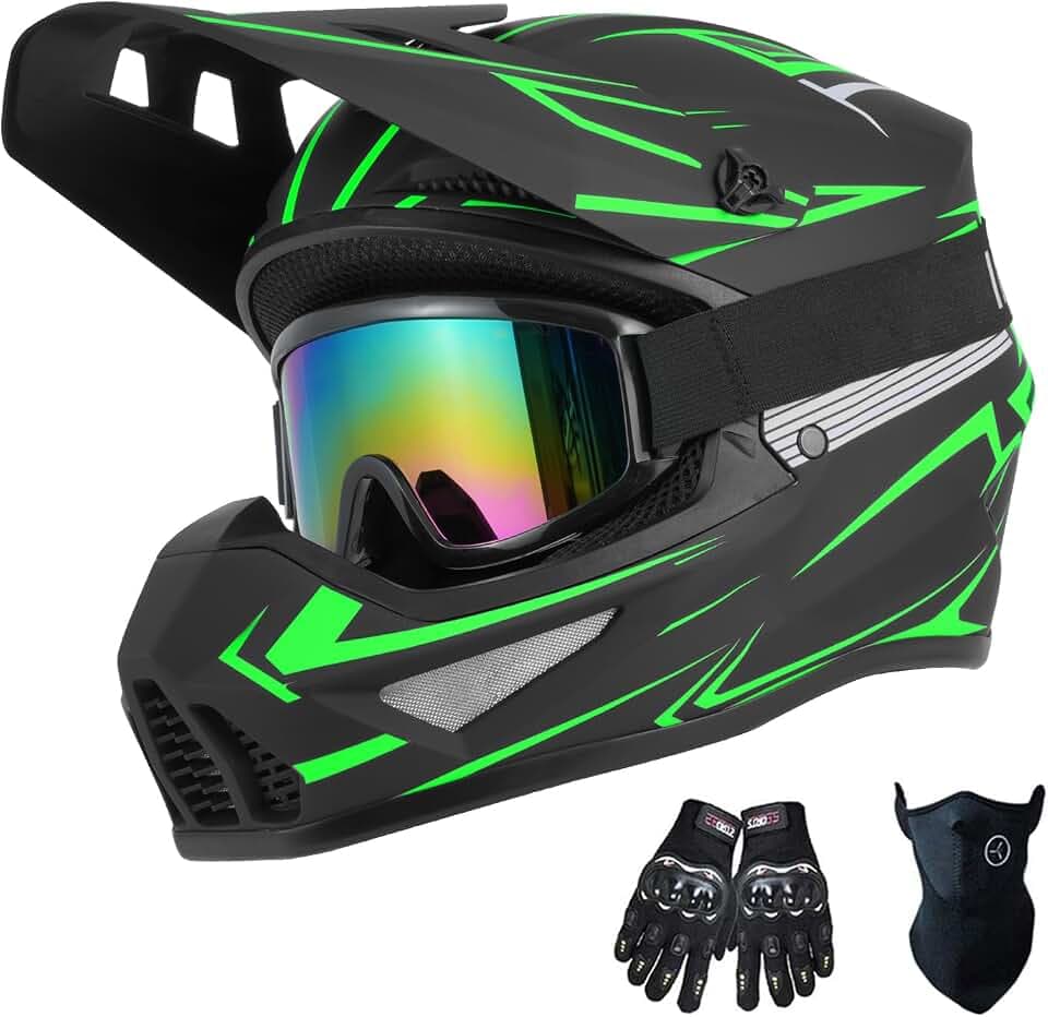 Adult Dirt Bike ATV Motocross Helmet DOT Approved