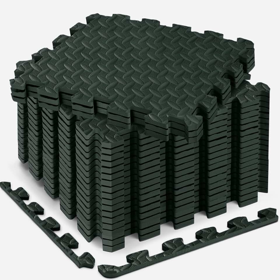 18 Pcs EVA Foam Floor Tiles, Puzzle Exercise Mat Set for Gym