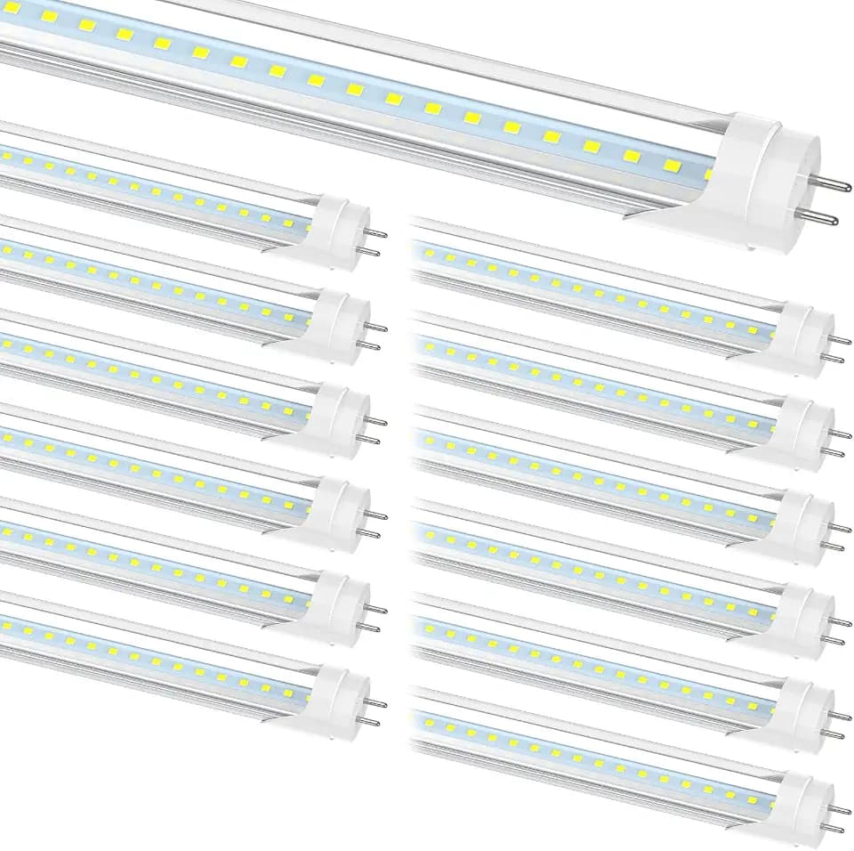 JESLED 3FT T8 LED Tube Light, 5000K Daylight, 12 Pack