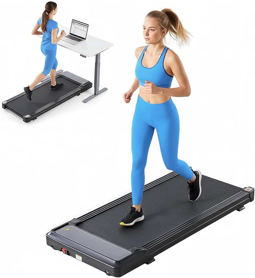 Walking Pad Under Desk, 3 in 1 Portable Treadmills for Home Small Space