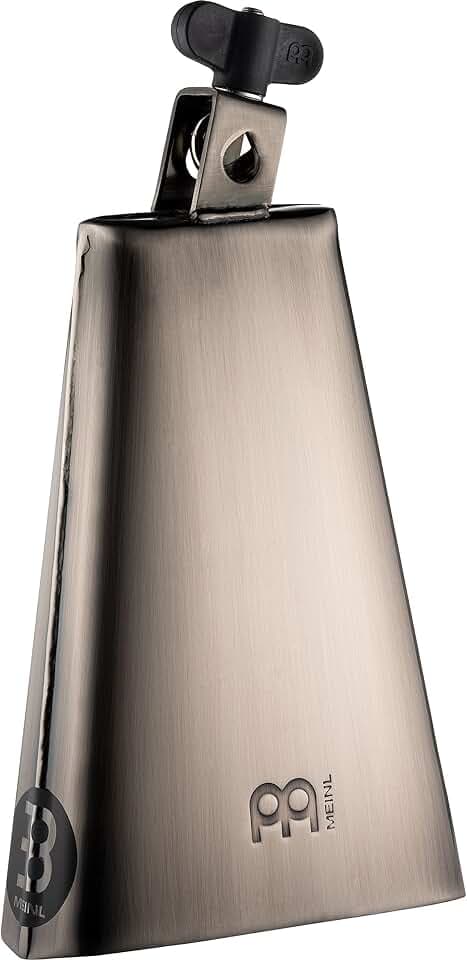 Meinl Percussion Chrome Timbales Cowbell - Sehr großes Aufschlagidiophon - Länge 8 Zoll - Montierbar - Small Mouth - Stahl, Silber (STB80S)