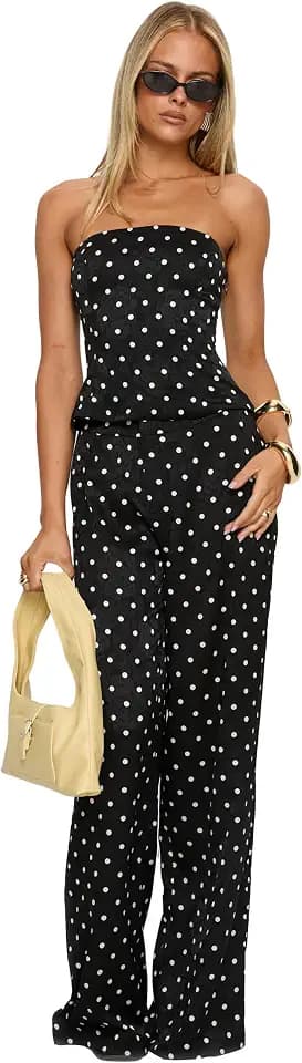 Princess Polly Women's Powdered Sugar Strapless Set