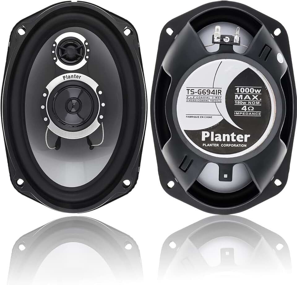 Car Audio TS-G6941R 6x9 Inch 1 Way 1000w Watt Max Car Stereo Speakers - one piece