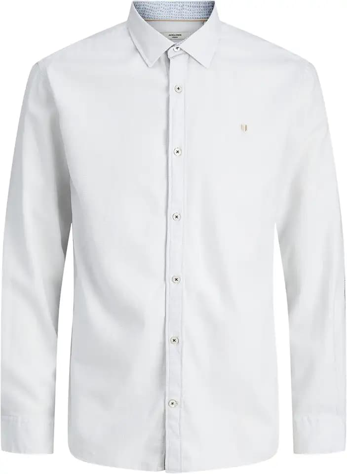 JACK & JONES Herren Jprblareims Detail L/S Shirt
