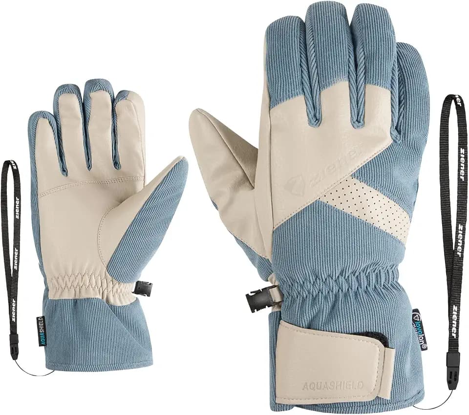 Ziener Herren Getter-Z Ski-Handschuhe/Wintersport | wasserdicht Wolle Thermoshield