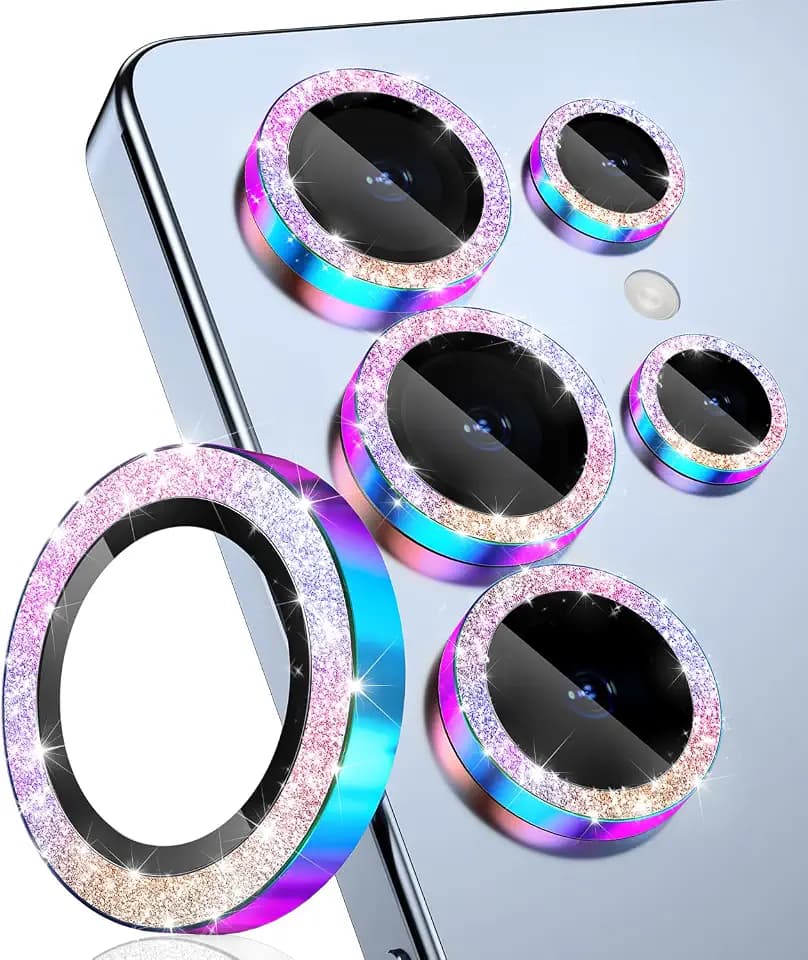 CloudValley for Samsung Galaxy S25 Ultra Camera Lens Protector Bling