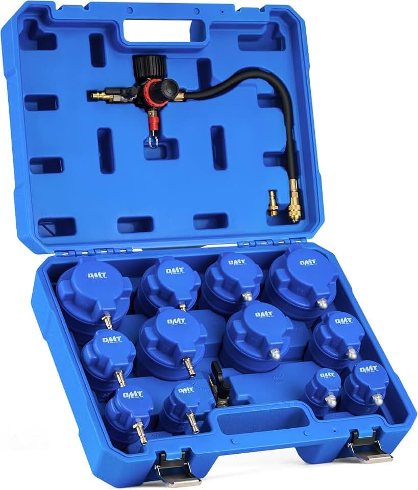 OMT Turbo Boost Leak Tester Set, Turbo System Leakage Kit 1.2-3.5 Inches