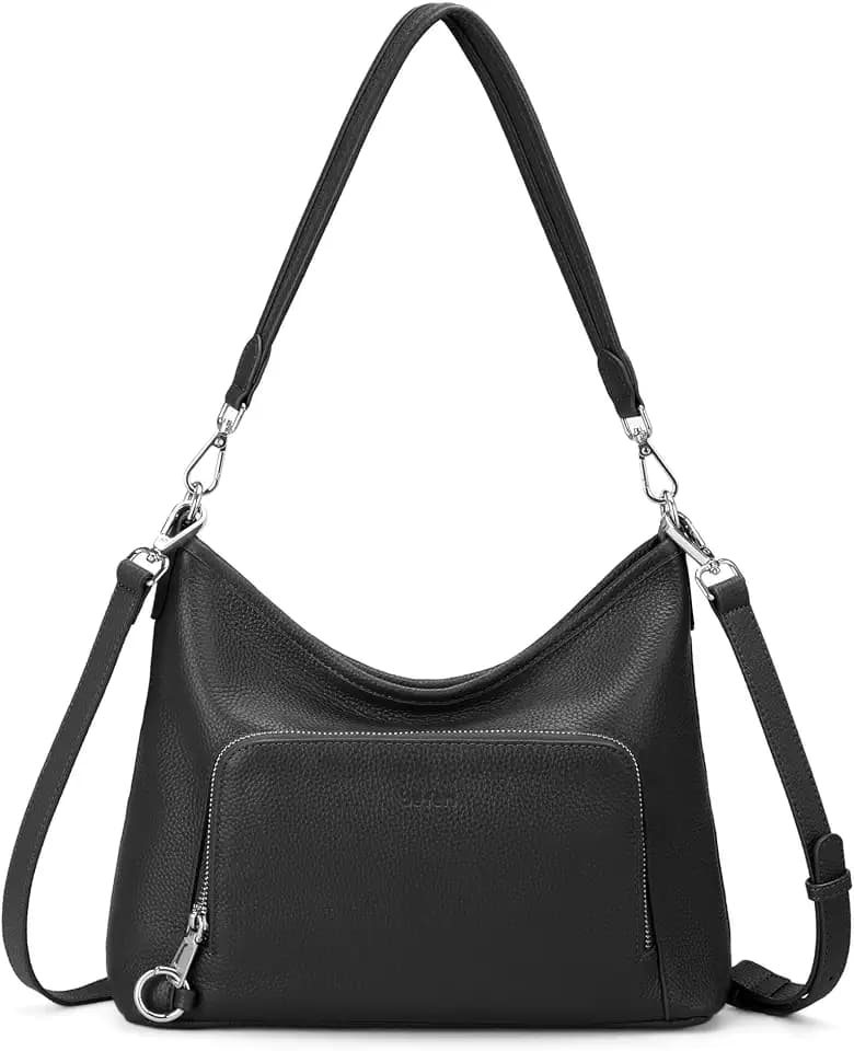 befen Genuine Leather Hobo Bag Purses for Women, Anti Theft Leather Purse