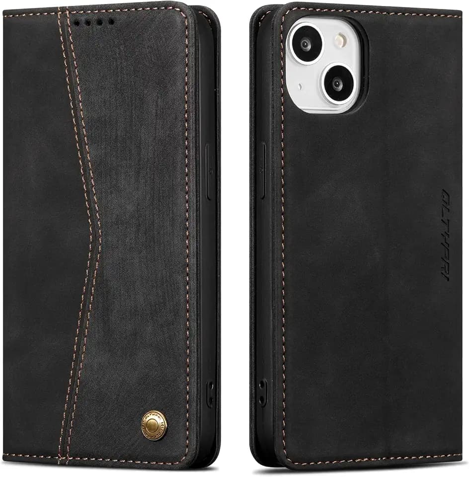 QLTYPRI for iPhone 14 Plus Wallet Case with Card Holders