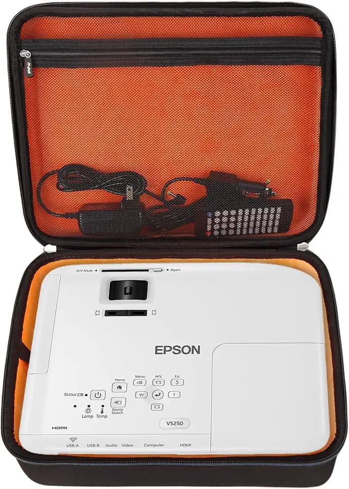 Mchoi Hard Portable Case Fit for Epson VS240/VS250 SVGA 3LCD Projector(Case Only)