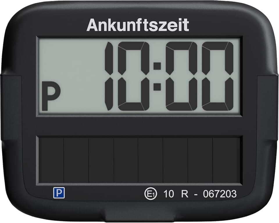Needit Park Micro Solar elektronische Parkscheibe I Neues Modell 2025