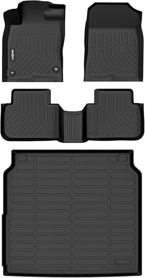 Floor Mats & Cargo Liner for Acura Integra 2023-2025 2026, TPE All Weather Integra Car Mats, Custom Non-Slip Trunk Mat Floor Liners Integra Accessories Black