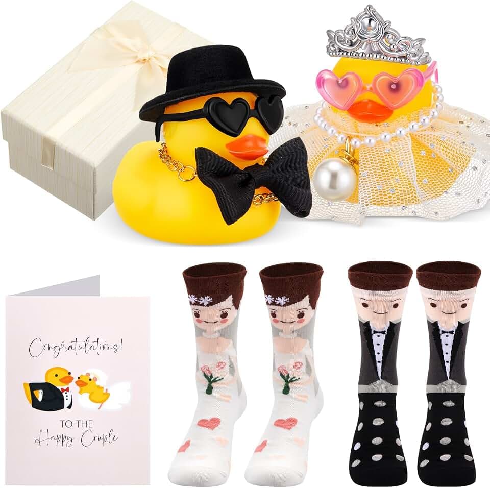 Namalu Mr. & Mrs. Badeenten-Hochzeitsgeschenk-Set