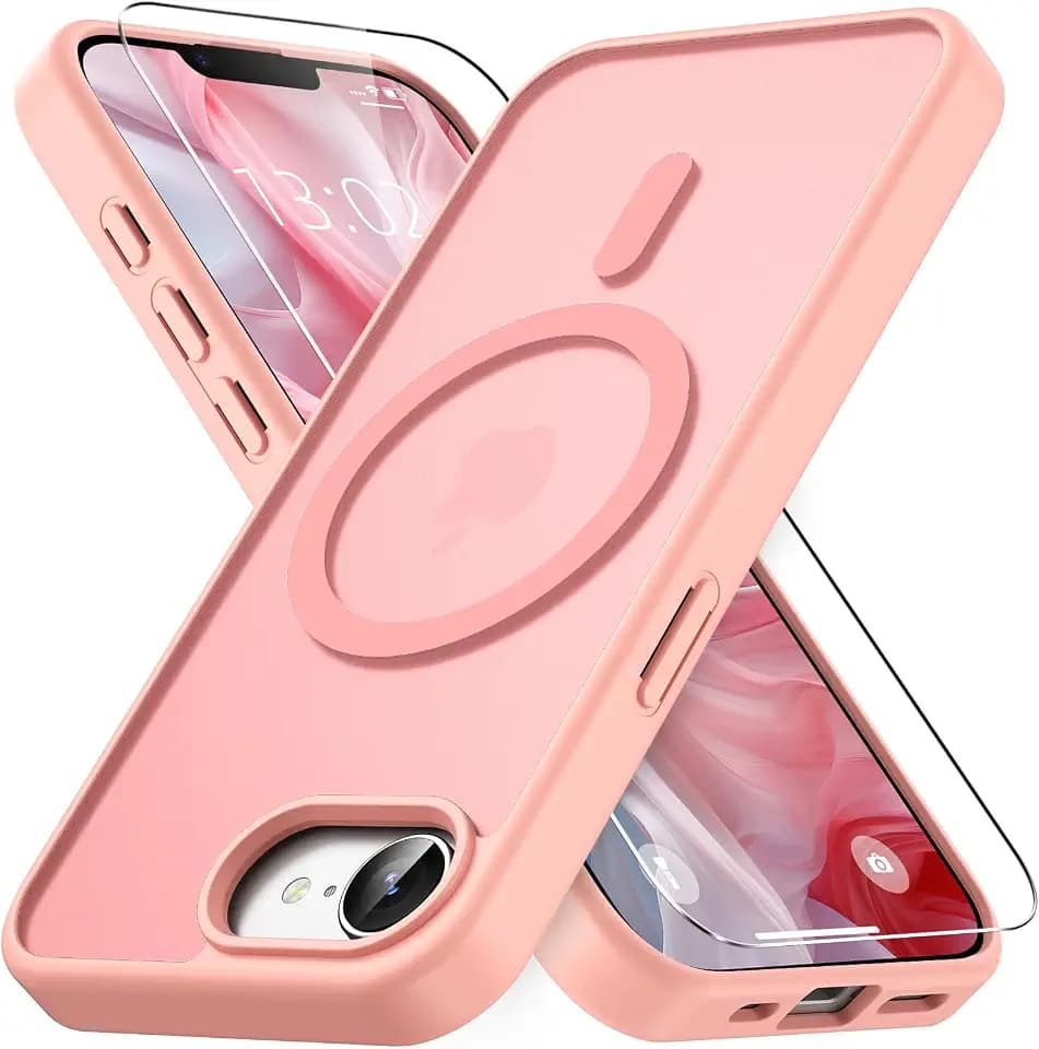 Vansdon for iPhone 16e /iPhone 17e Case (Chalk Pink)