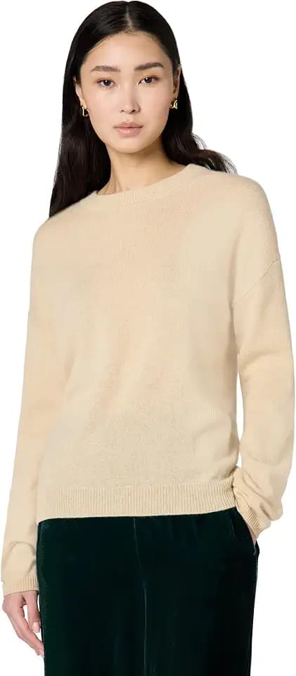 Velvet by Graham & Spencer Womens Brynne Cashmere Classic Pullover Sweater