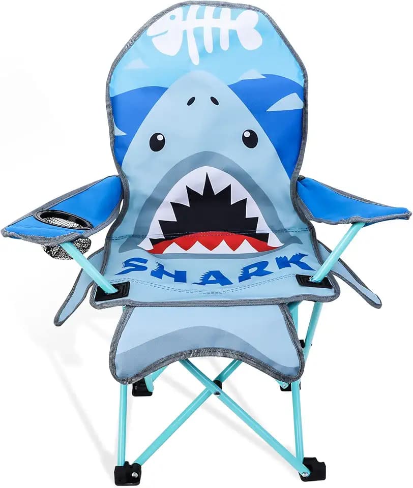 KABOER Kids Outdoor Folding Camping Chair with Cup Holder Carrying Bag