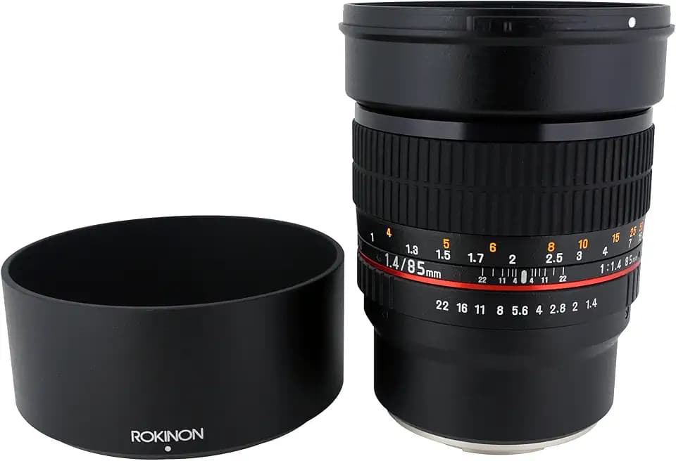 Rokinon 85M-E 85mm F1.4 Fixed Lens for Sony, E-Mount and for Other Cameras,Black