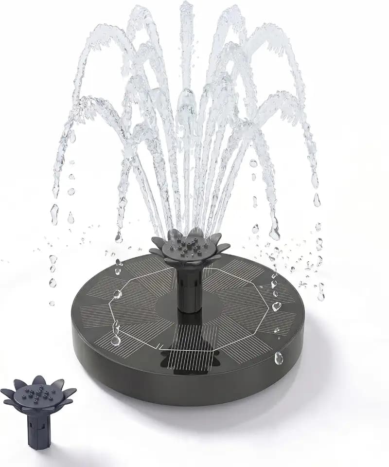 Solarbrunnen für Draussen, Solar Springbrunnen 1.8W Teichpumpe