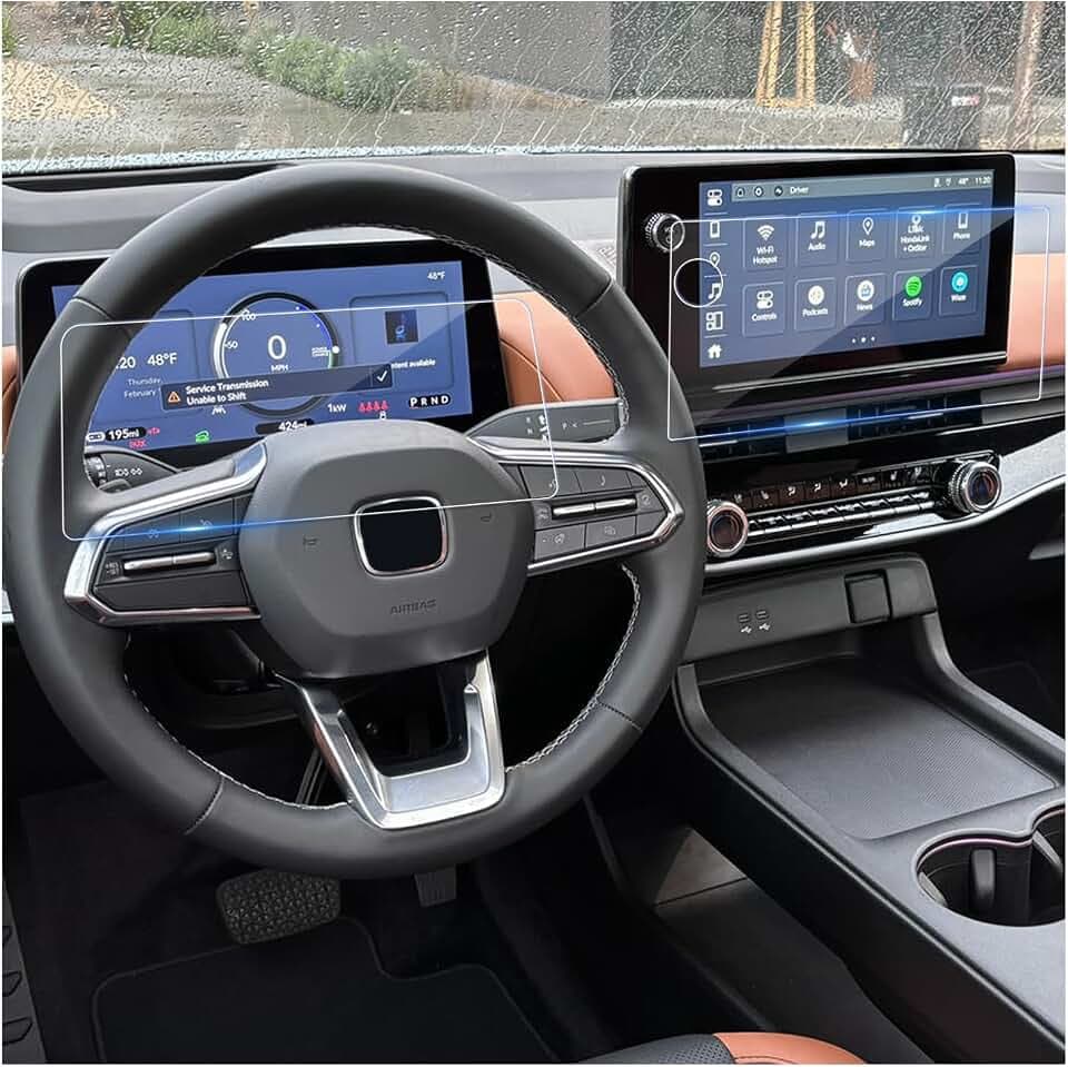 for 2024 Honda Prologue Screen Protector for 2024-2026 Prologue EX/Touring/Elite & Acura ZDX A-Spec/Type S 11.3-Inch & 11-Inch Display Tempered Glass Protective Film