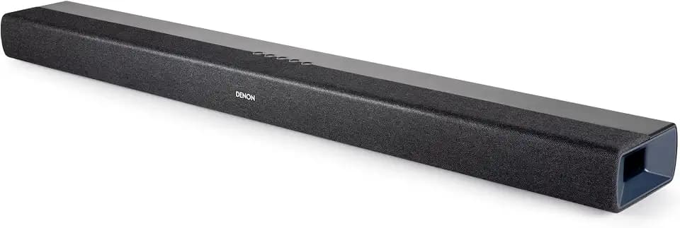 Denon DHT-S218 Sound Bar for Smart TV, Black, 2.1-Ch, 2 Built-in Subwoofers