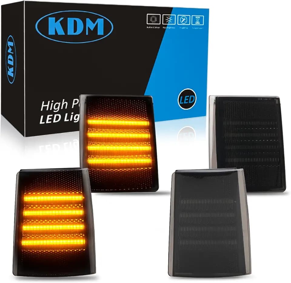 KDM Front Corner Marker Light for 1988-1993 Chevy C/K C10 1500 2500 3500