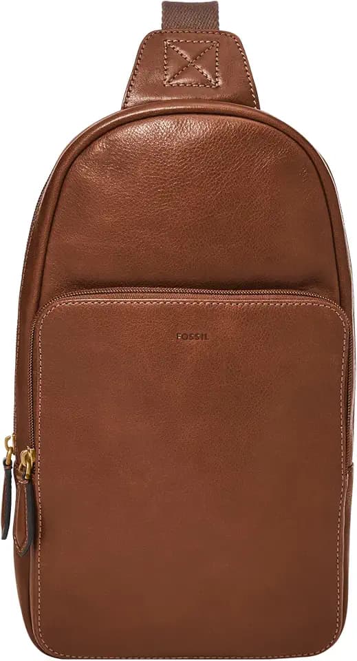 Fossil Men's Hayes Nylon Courier Messenger Bag