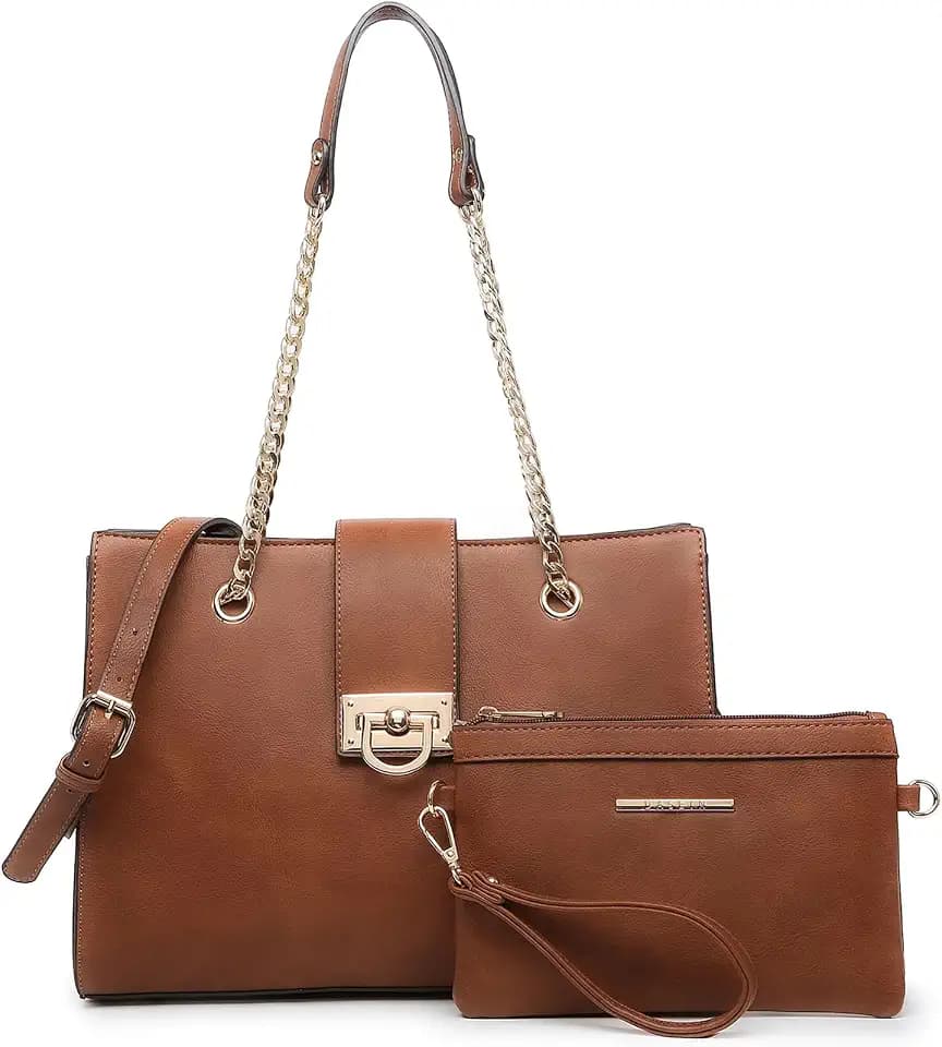 Dasein Women's Handbag Tote Hobo Shoulder Bag, Satchel Purse
