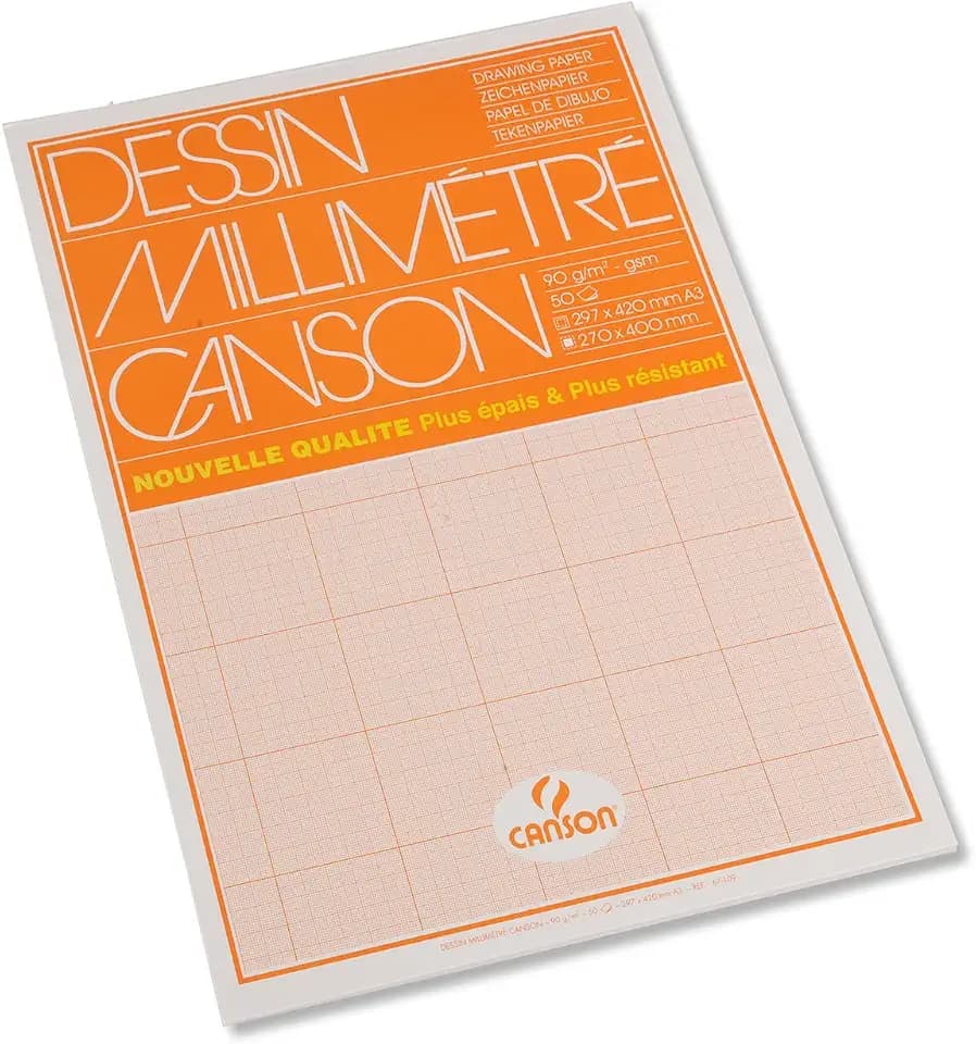 Canson 200067109 Millimeterpapier, A3