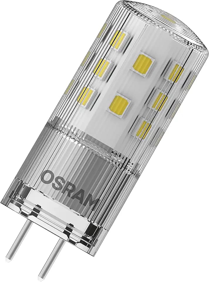 Osram Dimmbare LED PIN Lampe mit GY6.35 Sockel, Warmweiss (2700K), 470 Lumen, klares Glas, Single-Pack