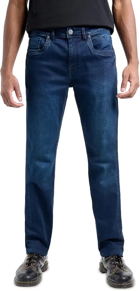 X RAY Men's Relaxed Slim Fit Stretch Cotton Denim Jeans Soft Pants