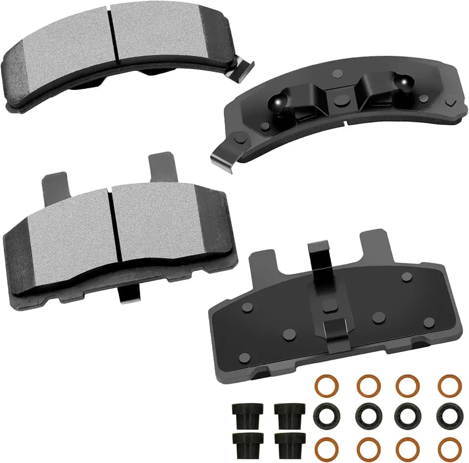 cciyu D369 Brake Pads w/Hardware Front Disc Brake Pad Set