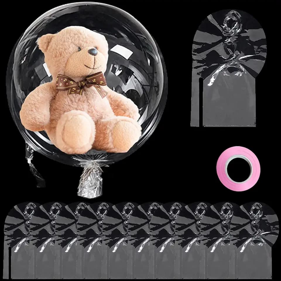 12 PCS 30 Inch Giant Clear Balloons for Stuffing, Bubble Balloon