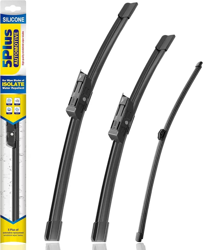 5 PLUS Silicone Windshield Wipers Fits Audi Q5 2018-2025 (3 PACK)