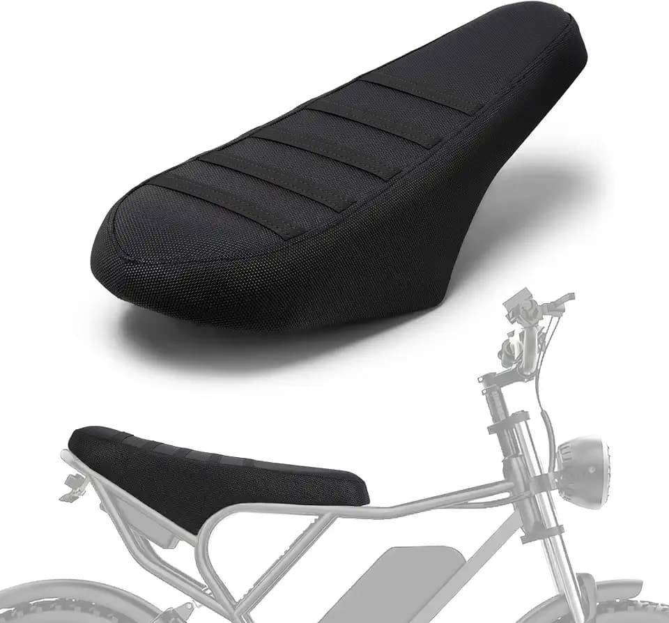 Ridstar Q20 Seat Cover Cushion Compatible with Ridstar Q20/Q20 Pro/Q20 Lite Electric Bike, Non-Slip Waterproof Soft Saddle Protector, Easy Install E-Bike Seat Cover (Black)