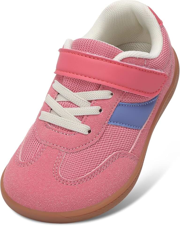 Toddler Shoes Zero Drop Minimalist Sneakers for Toddler/Little Kid Barefoot Slip on Tennis Shoes for Kids Boys Girls