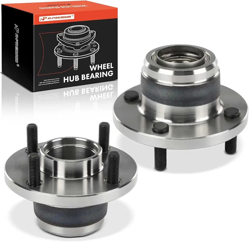A-Premium 2 x Rear Wheel Bearing and Hub Assembly with 4-Lug