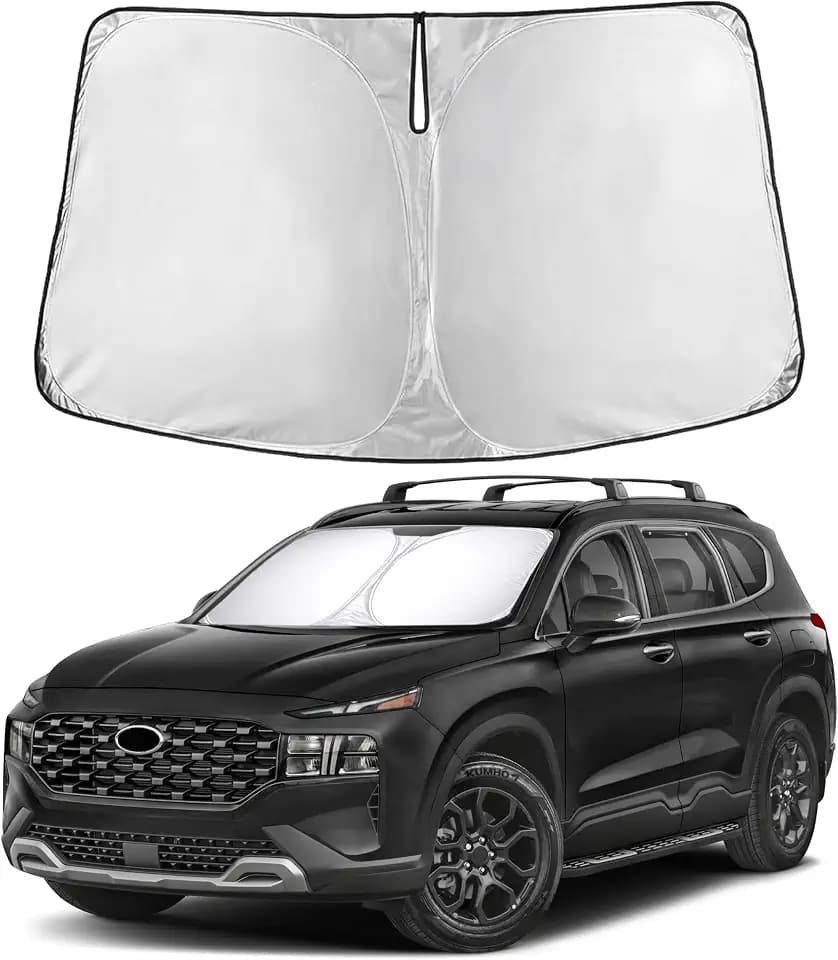 EcoNour Windshield Sunshade Compatible for Hyundai Santafe 2019-2022 2023