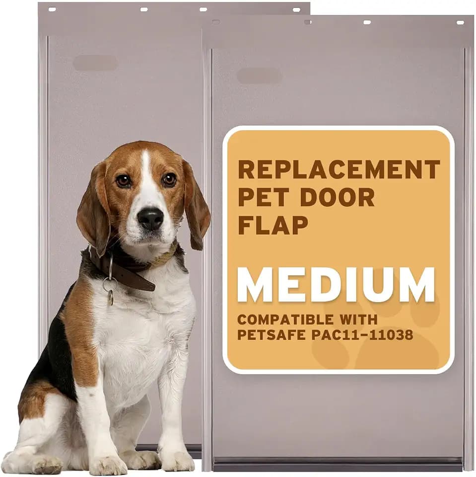 Medium Dog Door Replacement Flap Petsafe 12 7/8" x8 1/8" Weatherproof 2pack