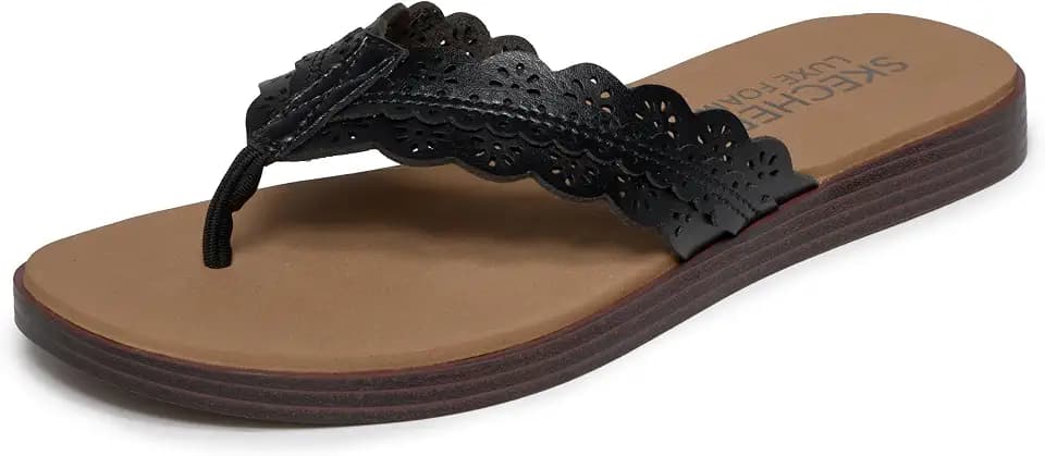 Skechers Women's Summer Cove Catching Sun Too! Thong Sandal