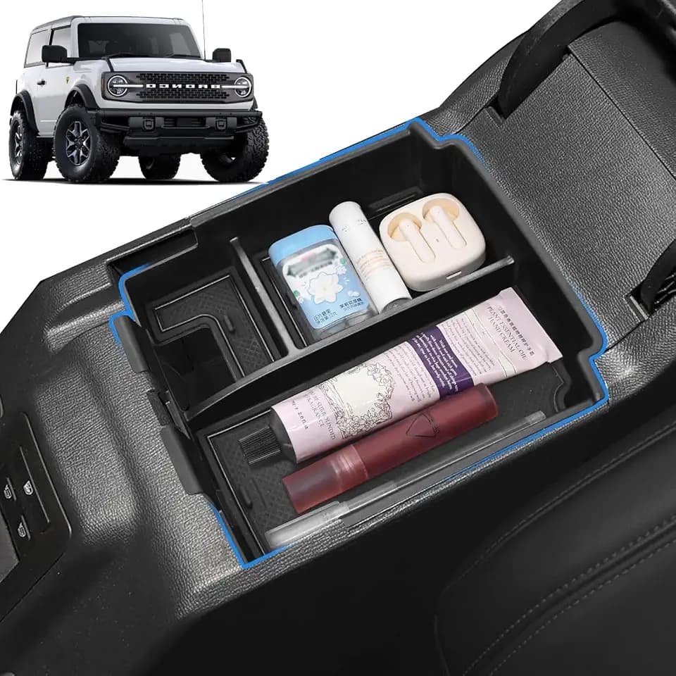 2026 Upgrade Center Console Organizer fit for 2025 2026 Ford Bronco 4 Door